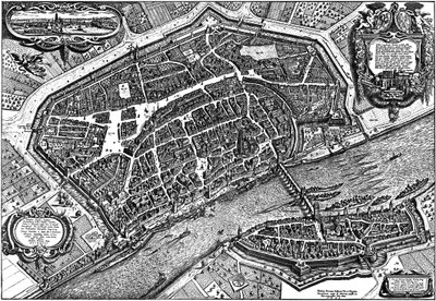 Frankfurt am Main, 1628 by Matthaus the Elder Merian